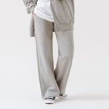 PLAIN WIDE PANTS