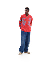 DRAGON KNIT ZIP-UP (SALMON)