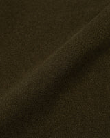 FLEECE CROP HALF ZIPUP (KHAKI)