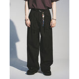 マティックスリラックスベルトパンツ / MATIX RELAXED BELTED PANTS_BK