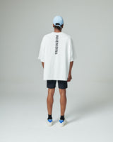 I Diff Logo Oversize T-shirts (White) (6555049459830)