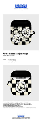 CHECK BOARD BABA-BLACK/IVORY(AIR PODS-HARD) (6613163507830)