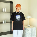 デジタルサンフラワーTシャツ / (High Density) Digital Sunflower T-shirt 2color