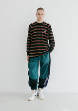 オールドストライプロングスリーブ / BSR2223FWPO029 OLD STRIPE LONG SLEEVE BLACK