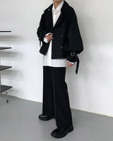 バルーンショートトレンチジャケット / GM Balloon Short Trench Jacket (2 colors)