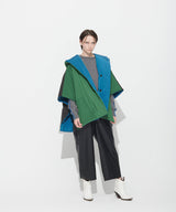 리버서블 패딩 숄_GREEN+BLUE (6636667043958)
