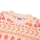 チェリーパターンニット／CHERRY PATTERN KNIT [PINK]
