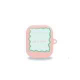 エアポッズ・バッズケース _ ピンクレター / AirPods •Buds case _ pink letter