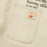 KIRSH X MISAKI KAWAI HAND DRAWING OVERALL PANTS [IVORY]