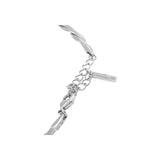 twist snake chain necklace (6603121557622)