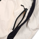 ウィンドブレーカーフーデッドリバーシブルジャケット/BSR2223FWJK036 TWAN WINDBREAKER HOODED REVERSIBLE JACKET CREAM/BLACK