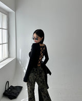 Corset backless under boop double-sided T-shirt