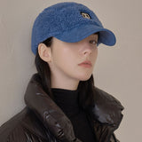 VA Square Stud Fleece Camp Cap / Navy
