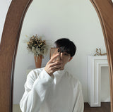 パーフェクトセミハーフネックTシャツ