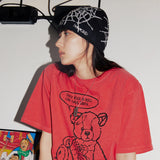 スパイダーウェブショートビーニー / SPIDER WEB SHORT BEANIE