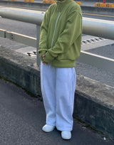 (起毛)オルリー サイドタックパンツ