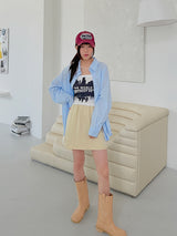 カットシャツ/Asa cut shirt (4color)