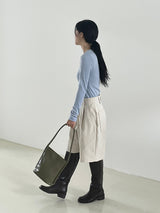 Simple round long boots