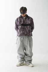 ベターザンツイストアノラックシャツ / BSR2223FWJK099 BETTER THAN TWIST ANORAK SHIRT PURPLE NAVY