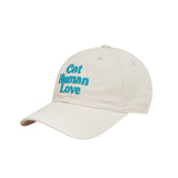 CAT HUMAN LOVE BALL CAP_BEIGE