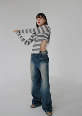 Waist open knit (4color)