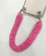 ハンドメイドフォンストラップ(ケースなし)/handmade phone strap - pink