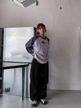 (UNISEX) テニピンタックバンディングパラスーツパンツ
