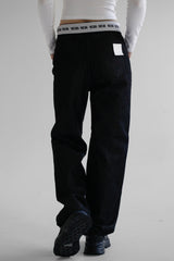 オビオープンデニムパンツ / no.7710 Obi Open Denim Pants