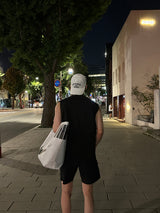 ラガーレーススリットスリーブレスシャツ/Lager Ice Slit Sleeveless Shirt (2 colors)