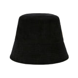 Corduroy stud drop bucket hat
