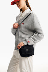 ポケットビンテージウォッシングミニクロスバッグ／POCKET VINTAGE WASHING MINI CROSS BAG [BLACK]