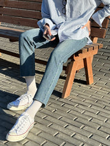 ジャストフィットデニムパンツ / Oz Just Fit Denim Pants (blue)
