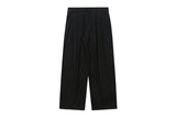 エッセンシャルワイドスラックス/ESSENTIAL WIDE SLACKS_BLACK