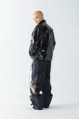 クロスボックスリフレクティブトラックパンツ / BSR2223FWPT031 WD CROSS BOX REFLECTIVE TRACK PANTS BLACK