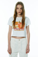 トマトピュレクロップTシャツ/TOMATO PUREE CROP TEE [WHITE]