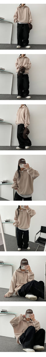 チャドスティッチセイントカーゴデニムワイドパンツ