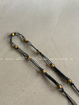 ウッドボールヒッピーエスニックストラップベルト
