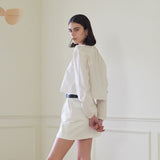 ホルターネックブラウス/HALTER NECK BLOUSE (WHITE)