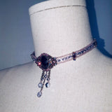 ラプンツェルチョーカー / Rapunzel violet choker