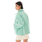 Stardust Boucle Wool Jacket [Mint]