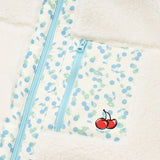 チェリーポケットフリースジャンパー / CHERRY POCKET FLEECE JUMPER [CREAM]