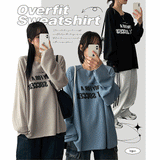 Et オーバーサイズ フィット ワッフル スウェットシャツ