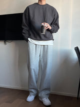 LMN ラインオーバーサイズスウェットシャツ / LMN line oversized fit sweatshirt (4 colors)