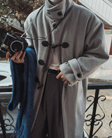 オレオダッフルロングコート/Oreo duffel long coat (2 color)