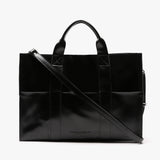 レザーポケットバッグ / LEATHER 3WAY POCKET BAG (BLACK) (6554724663414)