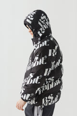 ロゴフーディーウェルロンパーカ/BSR2223FWJK001 LOGO HOODIE WELLON PARKA BLACK