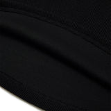 Haley Ribbon Knit Skirt [BLACK] (6638400438390)
