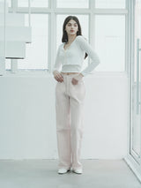 リネンワイドパンツ / W1010 LINEN WIDE PANTS_PINK