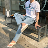 ブルックリンコットンオーバーサイズフィットショートスリーブTシャツ / LMN Brooklyn Cotton Oversized Fit Short-Sleeved T-Shirt (4 colors)