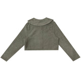 アズールショートカーディガン / Azure short cardigan (brown)
